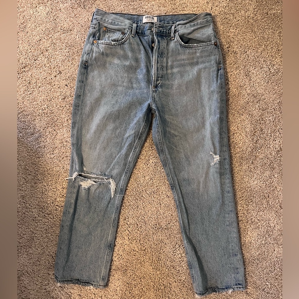 AGOLDE Riley crop jeans